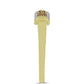 Goldplattierter Silberring mit Champagner-Diamant und weißem Diamant
