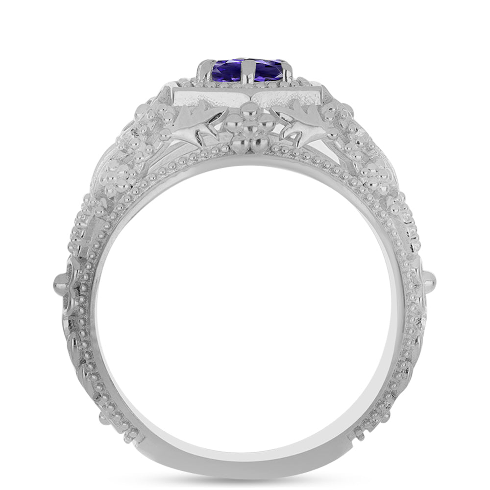 Silberring mit Iolith 2 