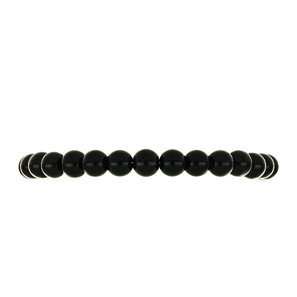 Goldplattiertes Silberarmband mit schwarzem Onyx aus Suwar 2 