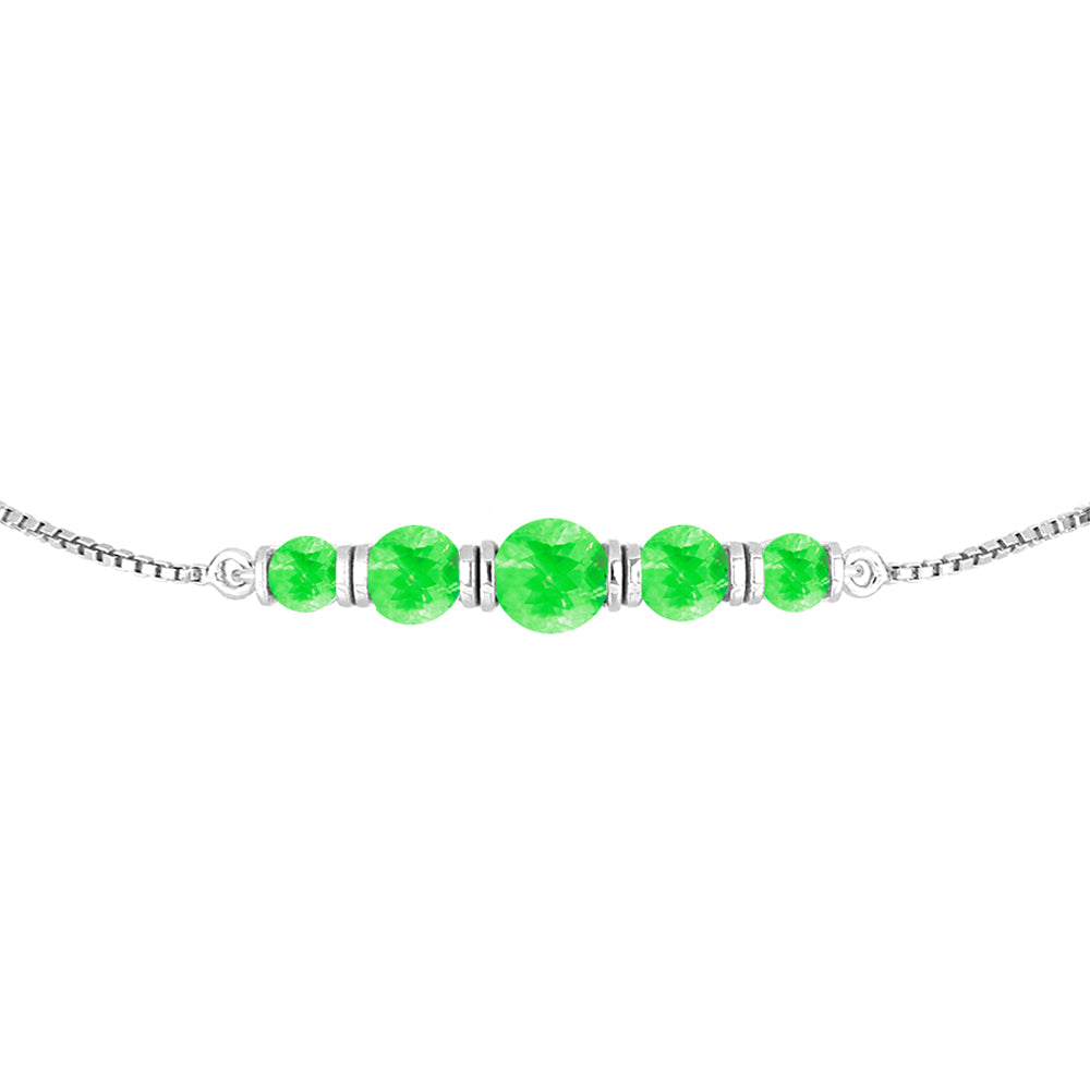 Silberarmband mit Hyalit-Opal 2 