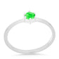Silberring mit Hyalit-Opal