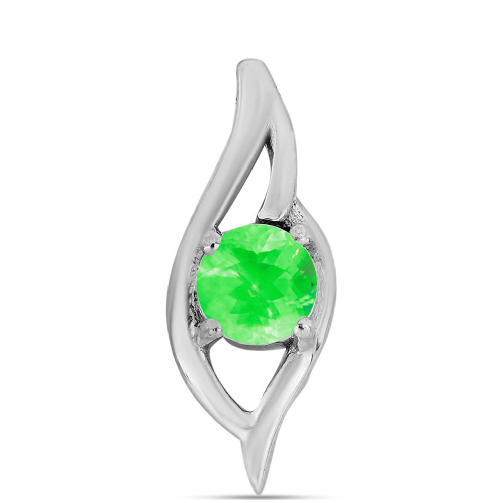 Silberanhänger mit Hyalit-Opal 1 