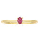 Goldring mit Rubin aus Madagaskar