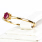 Goldring mit Rubin aus Madagaskar