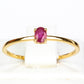 Goldring mit Rubin aus Madagaskar