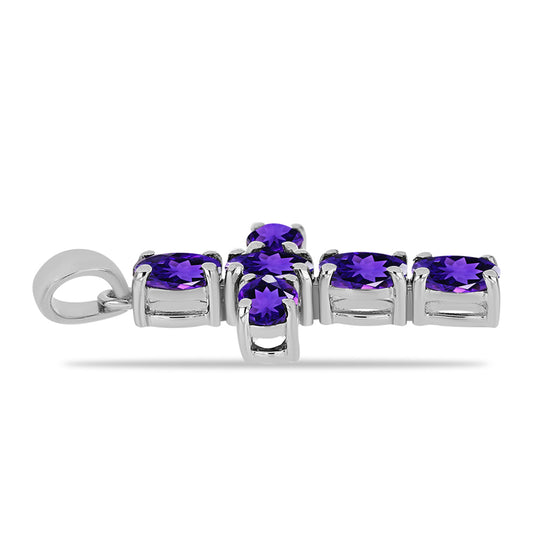 Silberanhänger mit marokkanischem Amethyst