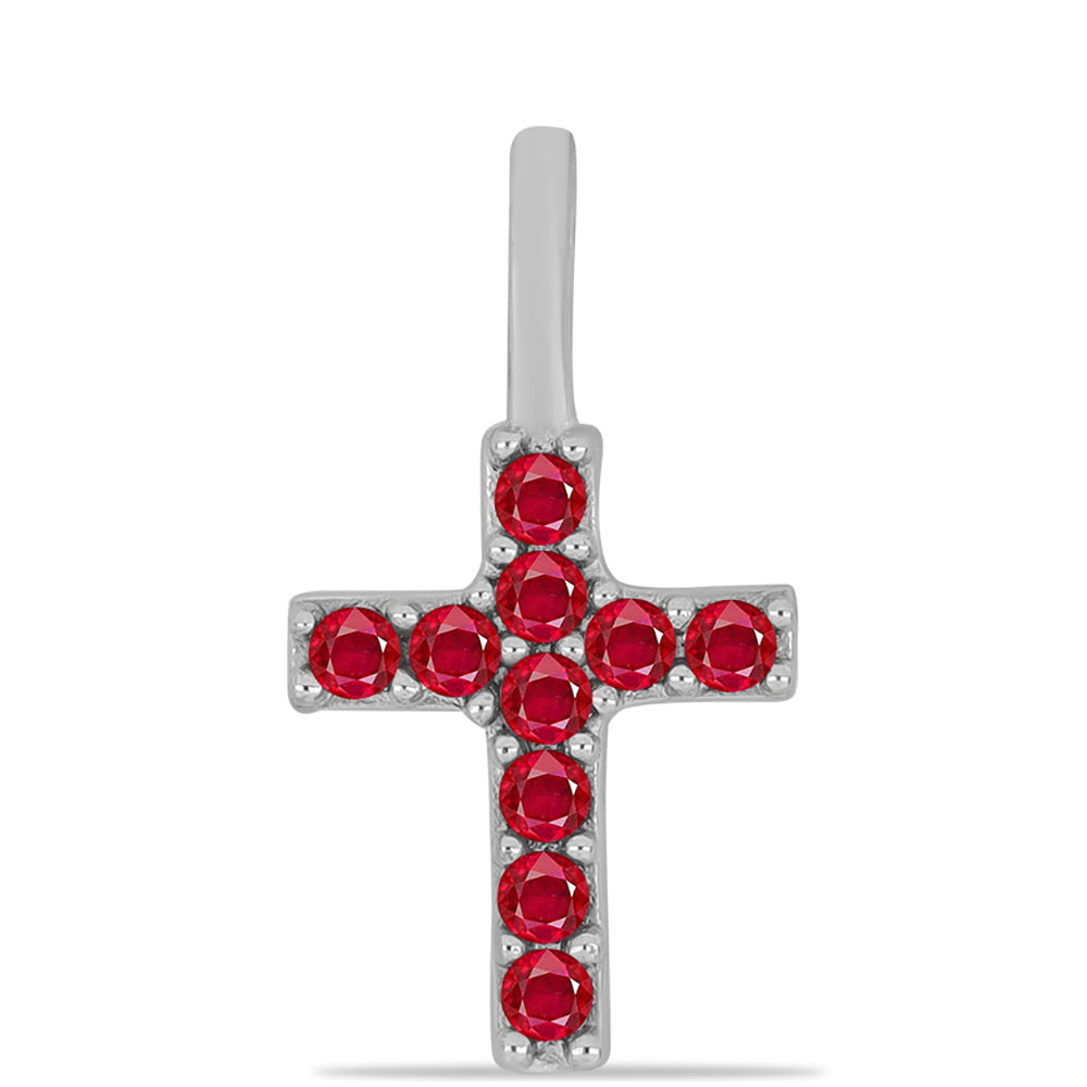 Silberanhänger mit rotem Achat 1 