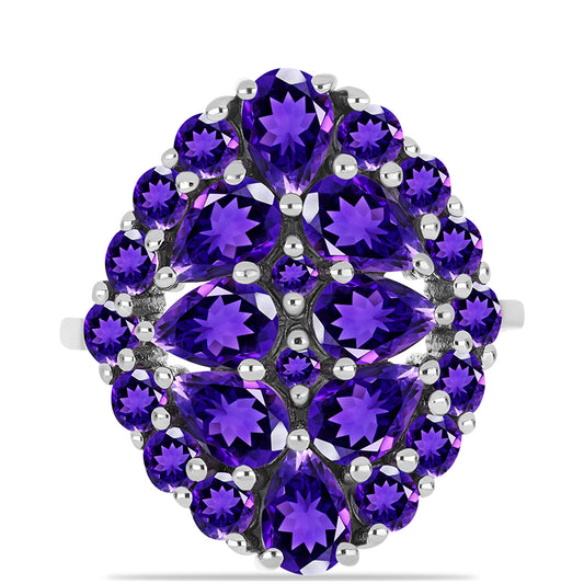 Silberring mit marokkanischem Amethyst