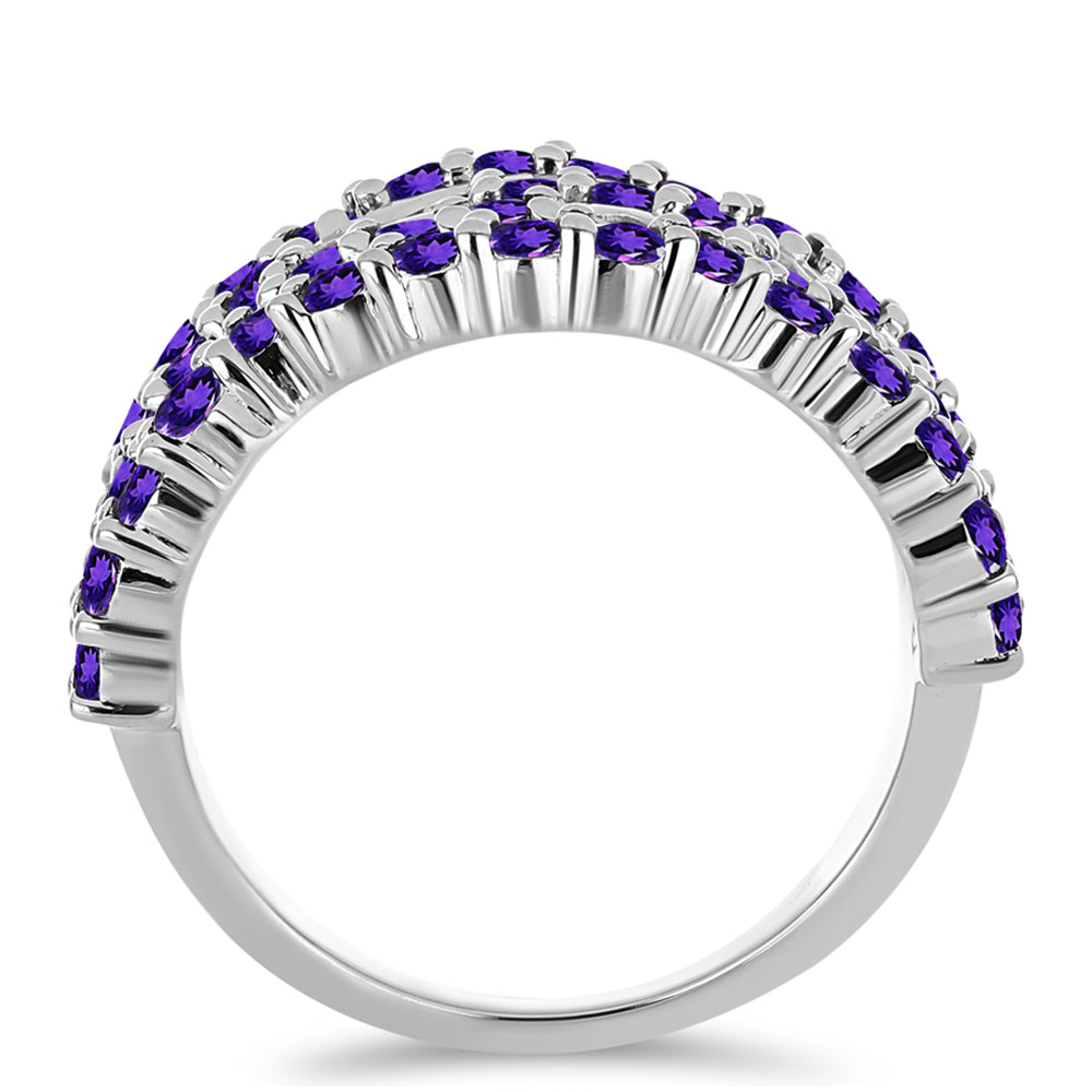 Silberring mit marokkanischem Amethyst