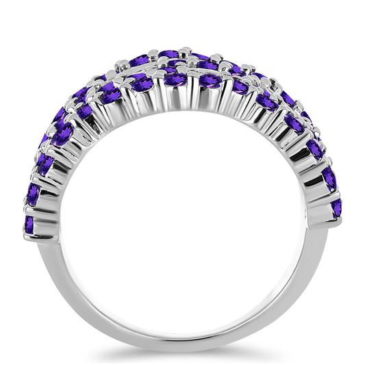 Silberring mit marokkanischem Amethyst