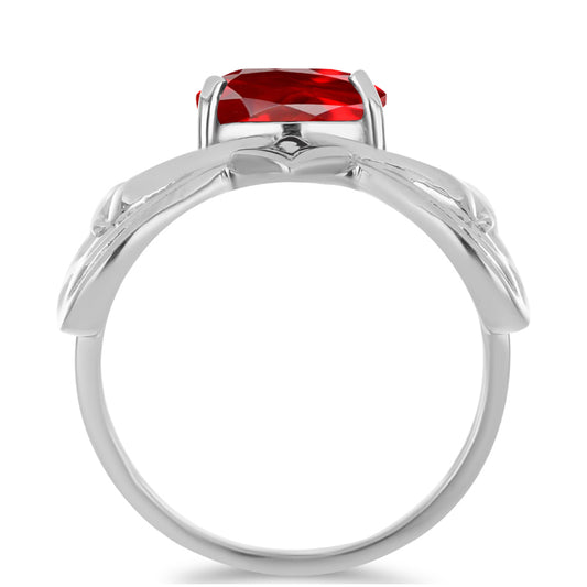 Silberring mit rotem Achat