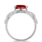 Silberring mit rotem Achat