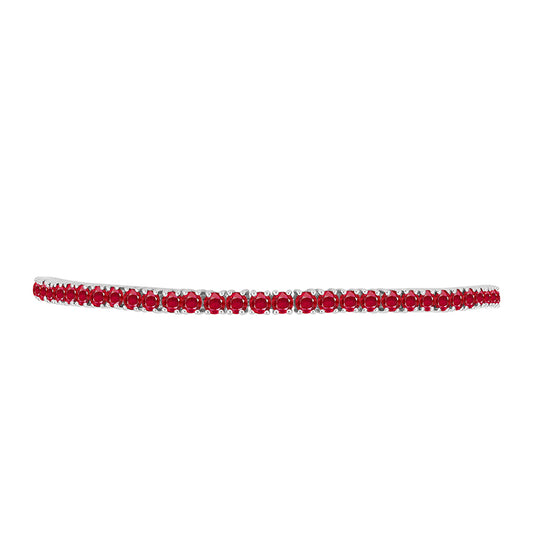 Silberarmband mit rotem Achat