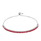 Silberarmband mit rotem Achat