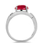 Silberring mit rotem Achat