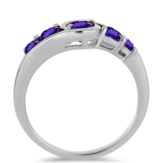 Silberring mit marokkanischem Amethyst