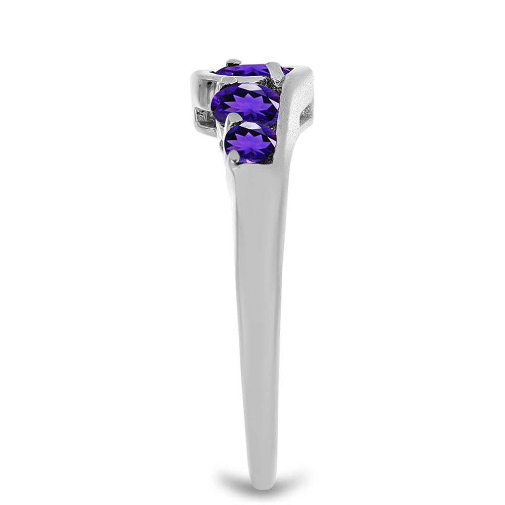 Silberring mit marokkanischem Amethyst 4 