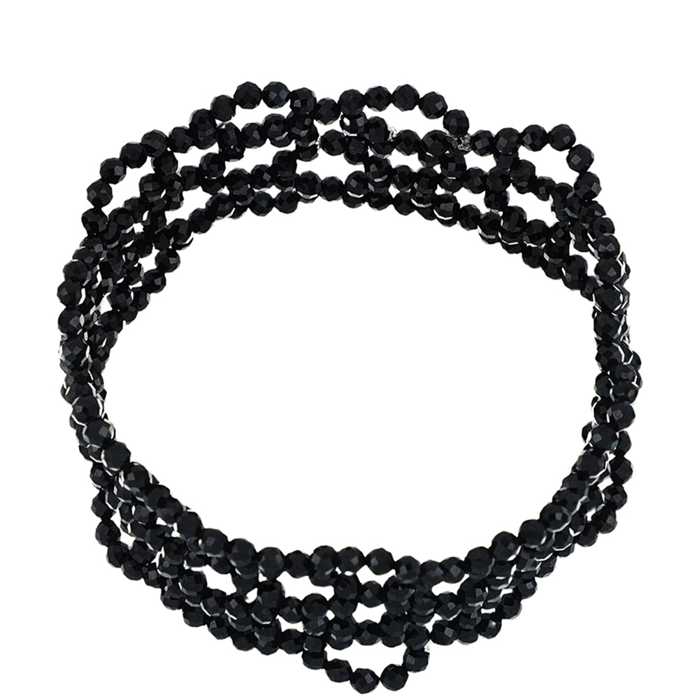 Nugget Armband mit schwarzem Spinell 2 