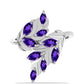 Silberring mit marokkanischem Amethyst