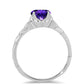 Silberring mit marokkanischem Amethyst