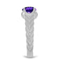 Silberring mit marokkanischem Amethyst