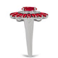 Silberring mit rotem Achat
