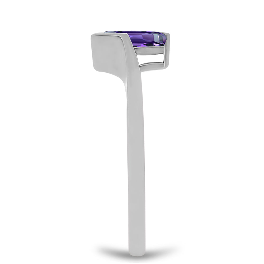 Silberring mit marokkanischem Amethyst