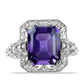 Silberring mit marokkanischem Amethyst