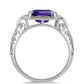 Silberring mit marokkanischem Amethyst