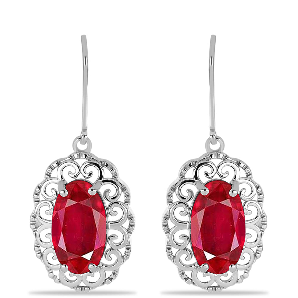 Silberohrringe mit rotem Achat 1 