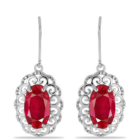 Silberohrringe mit rotem Achat