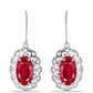 Silberohrringe mit rotem Achat