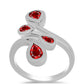 Silberring mit rotem Achat