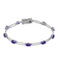 Silberarmband mit marokkanischem Amethyst