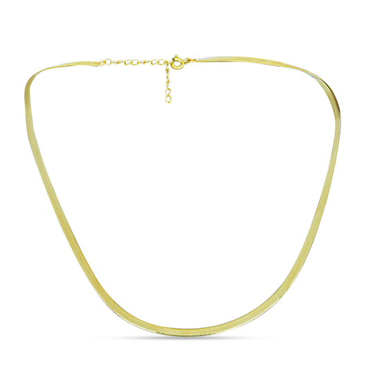 Goldplattierte Silberhalskette