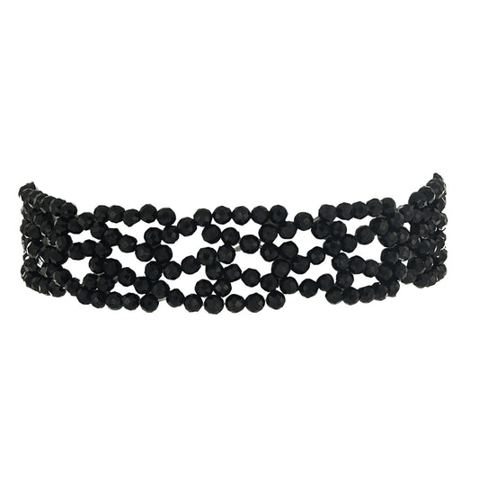 Nugget Armband mit schwarzem Spinell