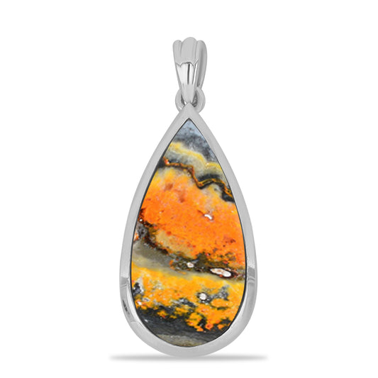 Silberanhänger mit Hummeljaspis