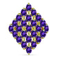 Goldplattierter Silberring mit marokkanischem Amethyst