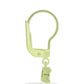 Goldplattierte Silberohrringe mit rotem Diamant