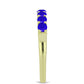 Goldplattierter Silberring mit blauem Achat