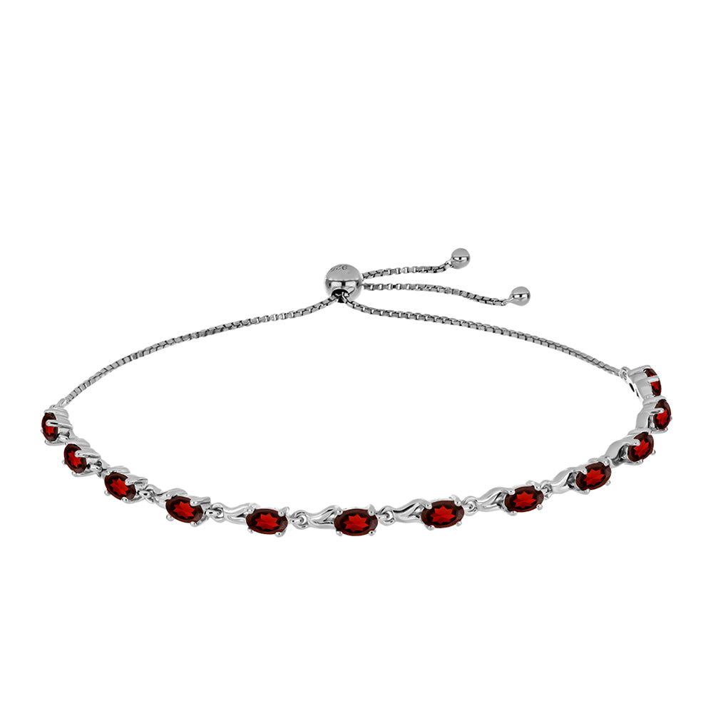 Silberarmband mit Barton Granat