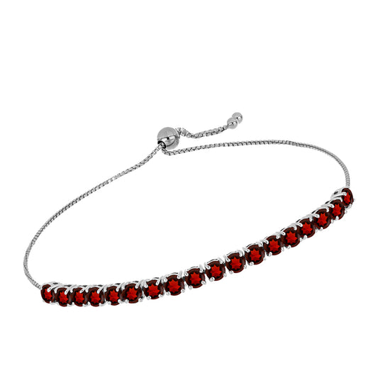 Silberarmband mit Barton Granat