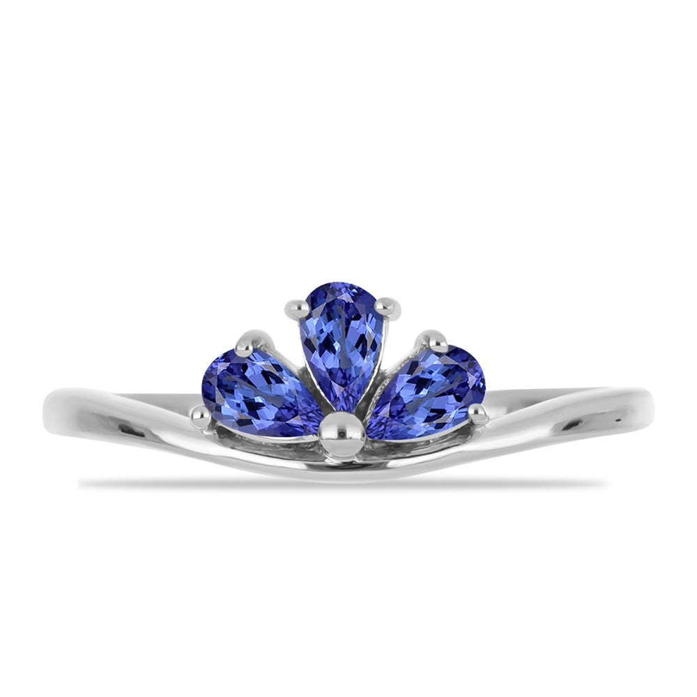 Silberring mit Tansanit 1 