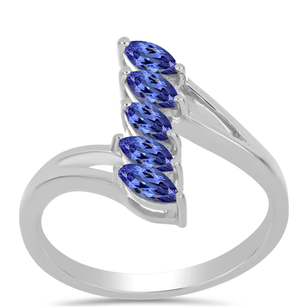 Silberring mit Tansanit 3 