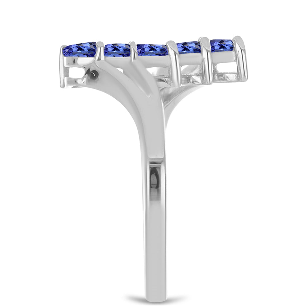 Silberring mit Tansanit