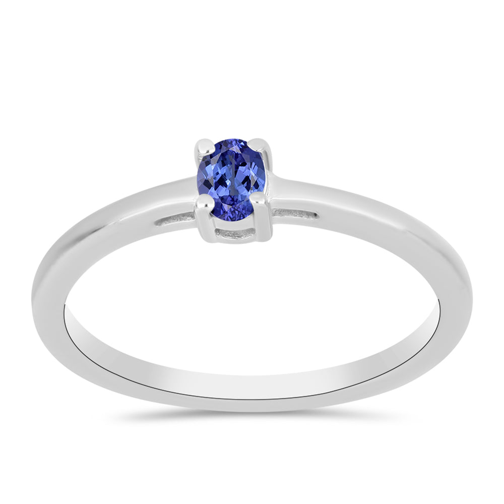 Silberring mit Tansanit 3 