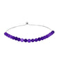 Silberarmband mit lila Jade
