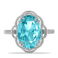Silberring mit Paraiba Quarz