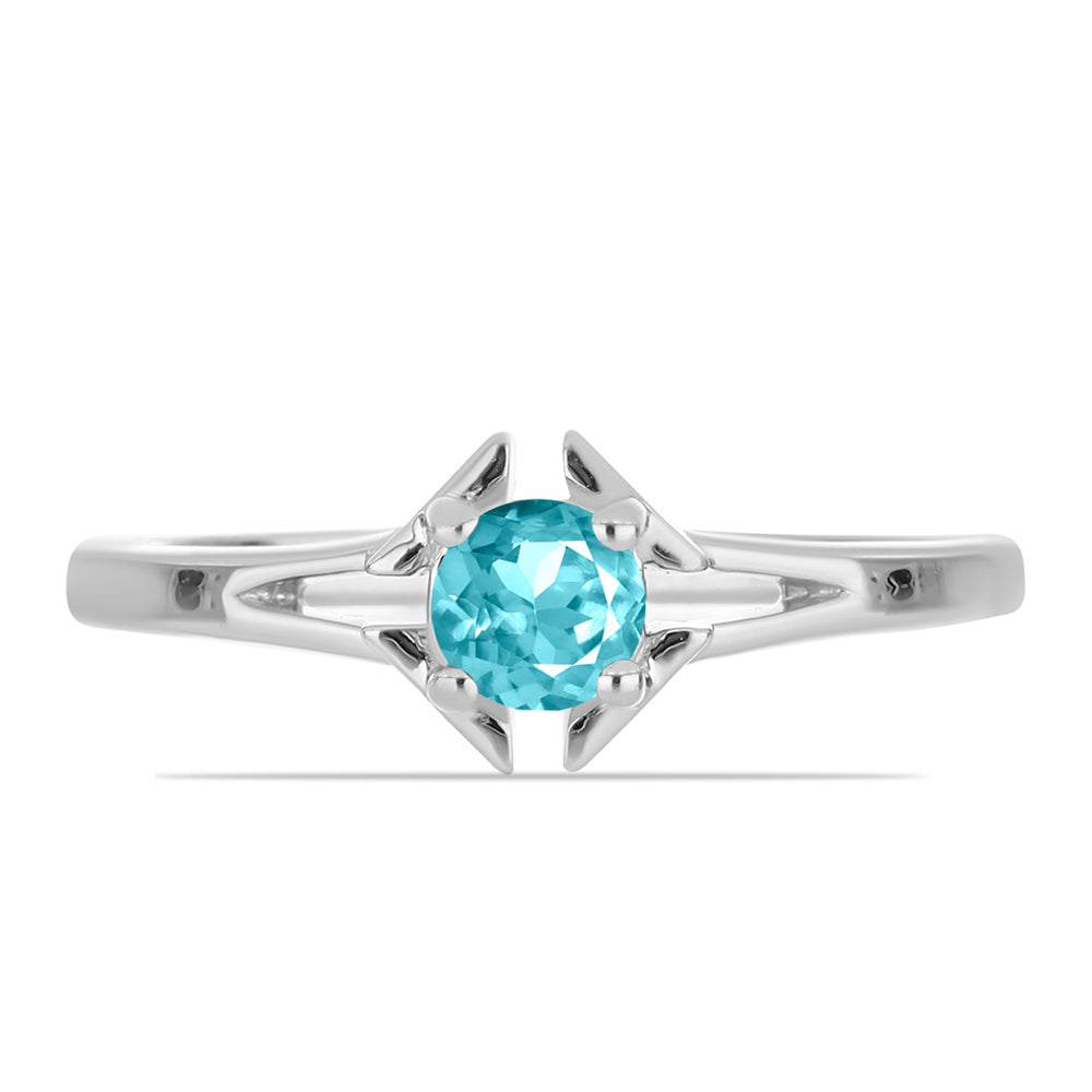 Silberring mit Paraiba Quarz 1 