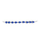 Silberarmband mit australischem blauem Saphir